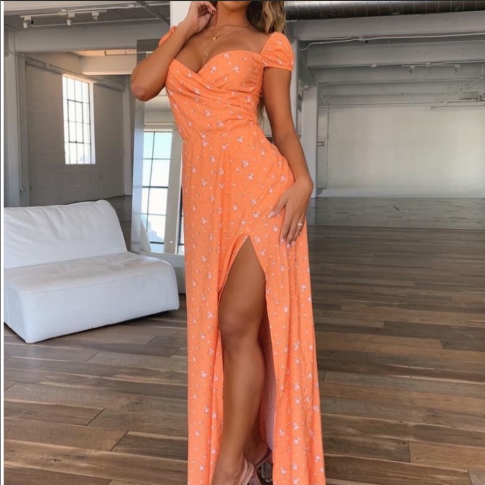 🐅Tiger Mist Foote Maxi Dress